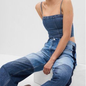 Project Gap Denim Corset Top
